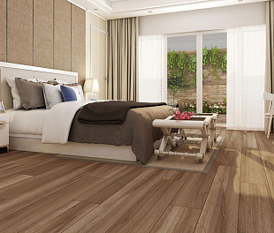 Керамогранит CeraLux Gilded Enclave 19.50x120.2 Коричневый Матовый
