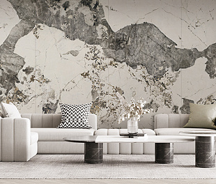 Керамогранит Ceramosa Tiles Cosmos Realm Grey 120x270 Молочный Лаппатированный