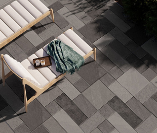 Керамогранит Famous City Dark Grey Matte 120x60 Темно-серый Матовый
