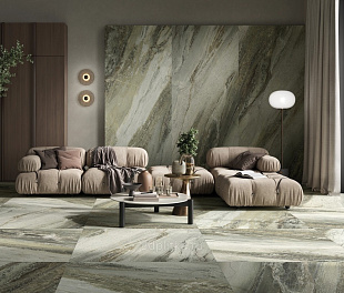 Керамогранит Molli Place Green 60x120 зеленая Полированная
