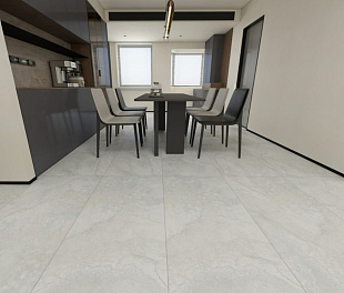 Керамогранит Celestial body Ripplestone Realm White 120x60 Белый Матовый