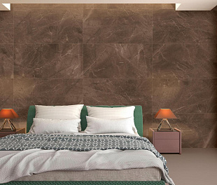 Керамогранит CeraLux ChicDelights 60x120 Коричневый Полированный