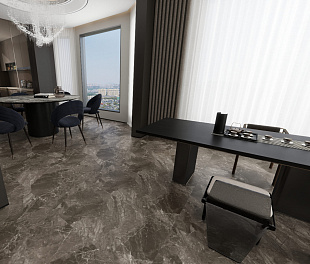 Керамогранит Celestial body Brown 120x60 Коричневый Полированный
