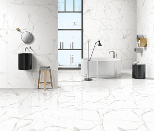 Керамогранит Desert Marble Enigma Series White Glossy 120x60 Белый Полированный