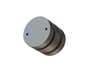 Slim Magnetic Коннектор круглый шарнирный для накладного шинопровода (чёрный) 85010/00