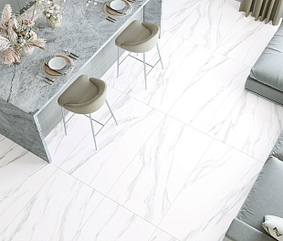 Керамогранит Elegance Tiles & Stone Calacatta Blissful Range 60x59.5 Белый Полированный