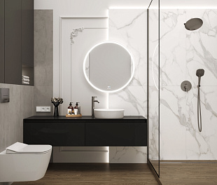 Керамогранит CeraLux Jewel White 120x60 Белый Лаппатированный