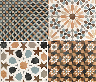 Керамогранит Inventix Tiles Dreams Mix Brown 44,2x44,2 Коричневый Матовый