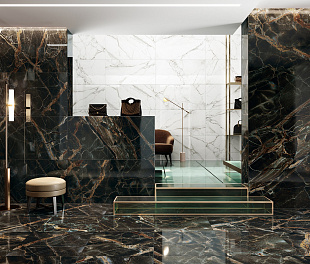 Керамогранит Cerastone Symphonia Black Marble 60x120 Черный Полированный