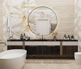 Керамогранит CeraLux Regal Marble Majesty 60x120 Мраморный Полированный