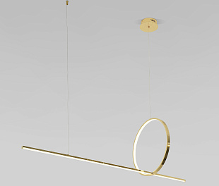 Подвесной светодиодный светильник в стиле минимализм 90266/1 золото