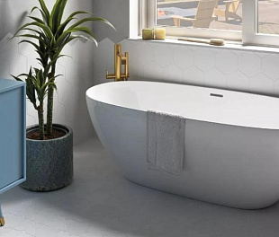 Керамогранит Foreign Caves White Matt 16,8x16,8 Белый Матовый