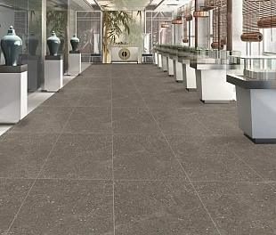 Керамогранит Lunar tiles Carving soft Nova Black 60x120 Серый Матовый карвинг