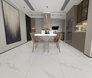 Керамогранит Celestial body White Marble Matt 120x60 Белый Матовый