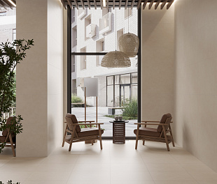 Керамогранит CeraLux Gypsum Crema 119,1x59,5 Кремовый Матовый