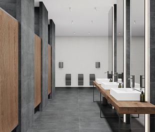 Керамогранит CeraLux Building material Graphito  60x120 Графитовый Матовый