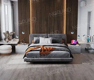 SPC ламинат Alfoor Floor wood Grey 18x122 Серый Матовый