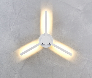 Lever белый уличный светодиодный светильник с поворотным механизмом 1665 TECHNO LED