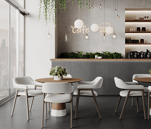 Керамогранит CeraLux Sandy Graphite Black Matte 60x60 Черный Матовый