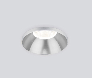 Встраиваемый точечный светодиодный светильник 25026/LED 7W 4200K SL серебро