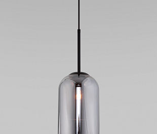 Подвесной светильник со стеклянным плафоном 50228/1 дымчатый