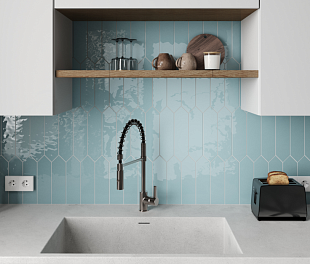 Керамогранит Joy Guard Ocean Whispe 7,5x30  Глянцевый