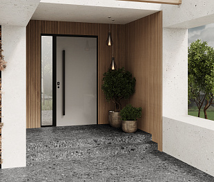 Керамогранит CeraLux Kalevala Nero PRO Graphite Matt 60x60 Графитовый Матовый структурный