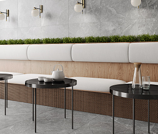 Керамогранит CeraLux Fatal grey Grey 120x60 Серый Матовый