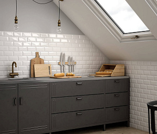 Керамогранит Foreign Subway Cream 15x7,5 Кремовый Глянцевый