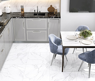Керамогранит SOUL CERAMICS Innovate Slate White 57x57 Белый Лаппатированный
