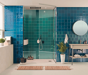 Керамогранит Vehicle House Blue 15х15 Синий Глянцевый