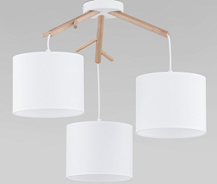 Потолочный светильник с тканевыми абажурами 6553 Albero White
