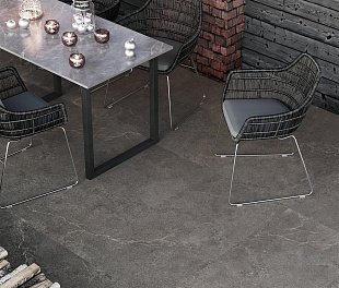 Керамогранит Space Nylon Dark brown 120x60 Темно-коричневый Матовый