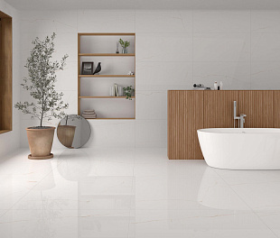 Керамогранит Ray White Stone White 120x60 Белый Матовый