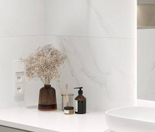Керамогранит CeraLux Royal Michael White 120x60 Белый Лаппатированный