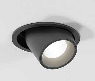 Потолочный светодиодный светильник 8W 4000K чёрный 25086/LED