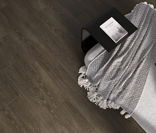 Керамогранит CeraLux Small fry Dark brown 119,7x19,7 Темно-коричневый Матовый