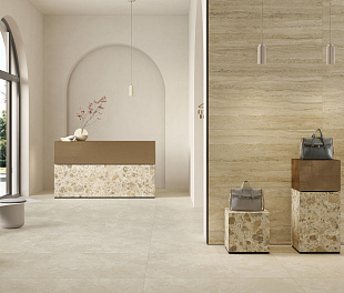 Керамогранит Keramo vit Lots of stones Beige Matte 120x60 Бежевый Матовый