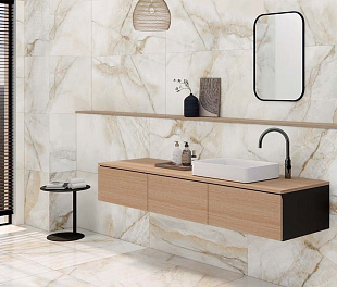 Керамогранит Ray Onyx stone Gold 120x60 Бежевый Матовый