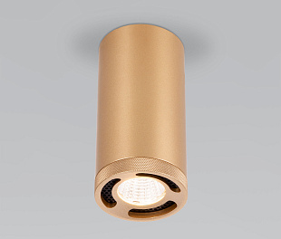 Светильник потолочный светодиодный 9W 4200K золото 25033/LED