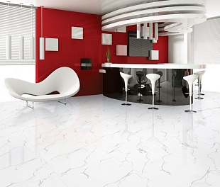Керамогранит TerraCraft Amira Marble Majesty White 120x60 Белый Матовый