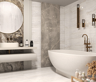 Керамогранит Edge ceramics King Whiteм Matt 120x60 Белый Карвинг