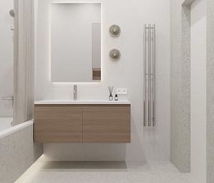 Керамогранит Cerdinia Moonlit Pearl Imperial Bianco 59,5x59,5 Светло- Серый Матовый