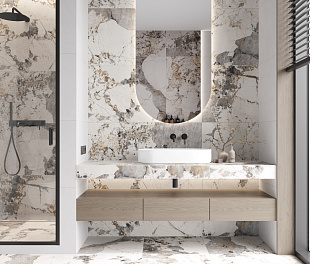 Керамогранит CeraLux Alaska Beige Polished 120x60 Бежевый Полированный