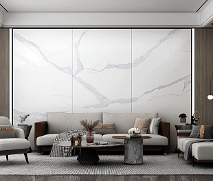 Керамогранит Ceramosa Tiles Horizon Range Marble bianco 120x240 Белый Полированный