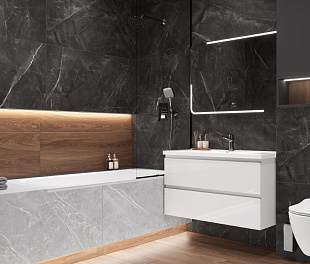 Керамогранит CeraLux Timplast Grey Matt 59,5x59,5 Серый Матовый карвинг