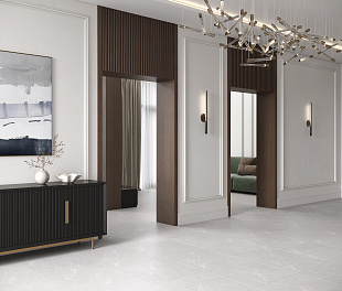 Керамогранит CeraLux Peter Blanco Light Grey 120x60 Светло-серый Матовы карвинг