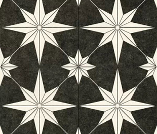 Керамогранит Vitus Starburst Black 45x45 Черный Матовый