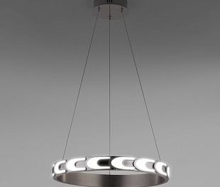 Подвесной светильник с ПДУ 90163/1 сатин-никель