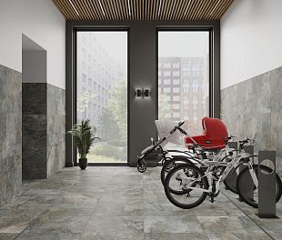Керамогранит CeraLux Weather Dark Grey Matte 59,5x59,5 Темно-серый Матовый